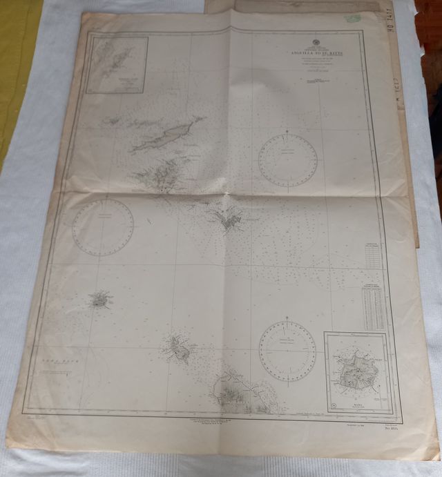 7 cartas náuticas US Navy América