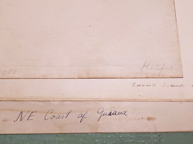 7 cartas náuticas US Navy América