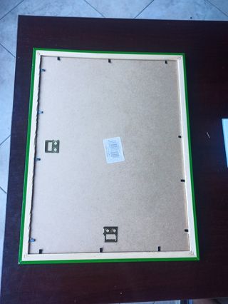 Tablón de anuncios magnético colagge verde nuevo