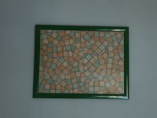 Tablón de anuncios magnético colagge verde nuevo