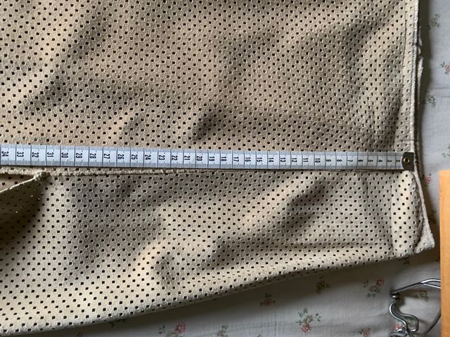 Gonna longuette in vera pelle antilope traforata