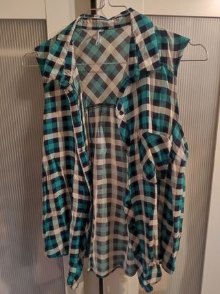 Camisa cuadros verano