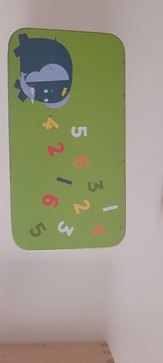 Juego de las horas de madera