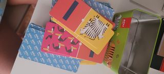 Juego de las horas de madera