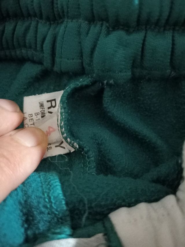 Pantaloni da tuta Liceo la Paz taglia 4