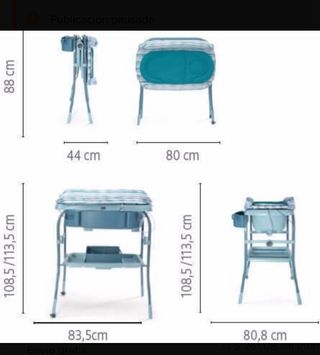 Bañera cambiador bebé Chicco
