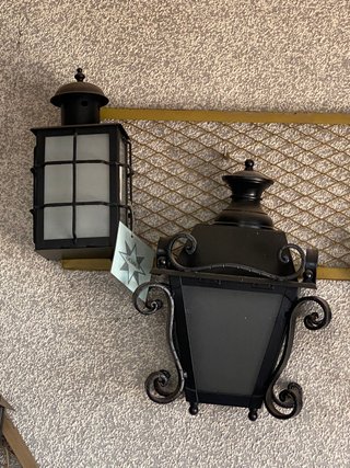 Farol aplique de forja