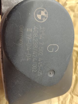 Mariposa de admisión BMW