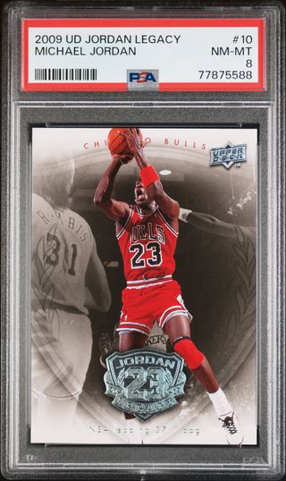 🏀 Cromo Michael Jordan #10 - PSA 8