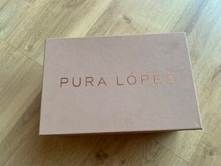 Sandalias vestir o novia Pura López. Talla/núm. 38