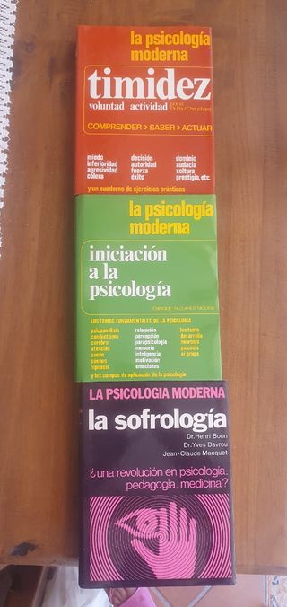 LOTE DE 7 LIBROS PSICOLOGIA