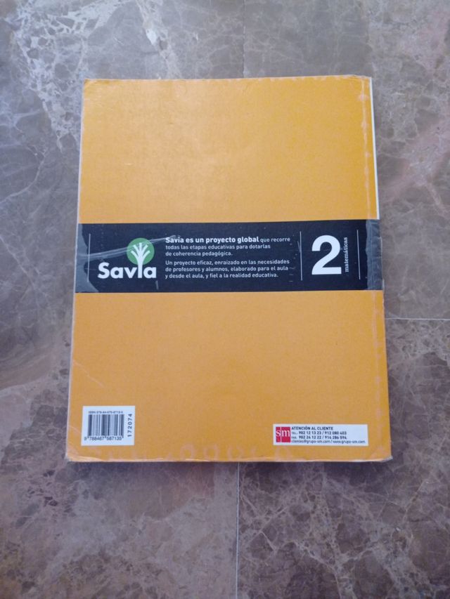 Libro Matemáticas 2º Bach SM