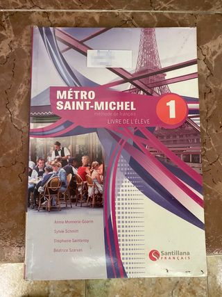 Libro francés Bachillerato Metro Saint-Michel