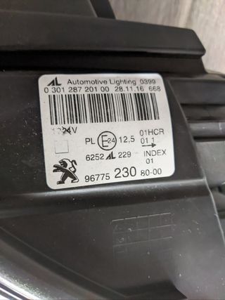 Faro delantero izquierdo Peugeot 308 T9