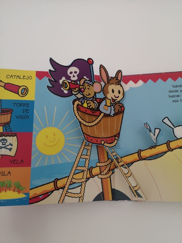 Libro pop-ups Los Piratas