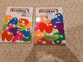 LECTURAS, Editorial ANAYA 3 y 4 .