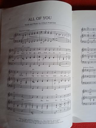 Libro The Best of Fran Sinatra.Música