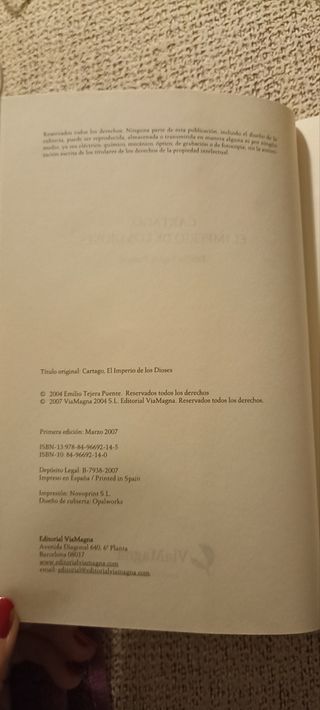 Libro novela histórica