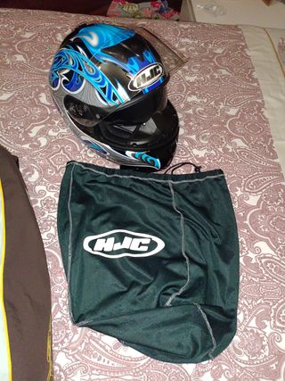 Chaqueta de moto y casco, súper oferta!!