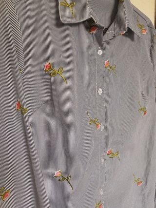 Camisa con bordados Mujer 