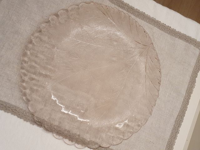 Bandeja decorativa cristal rosa