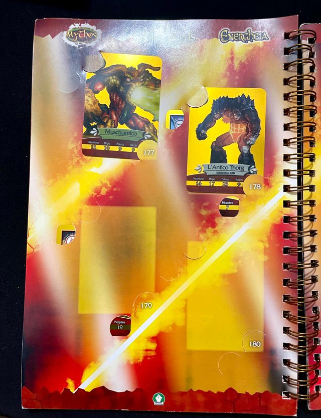 Album Gormiti MetalCards Mythos con 51 carte