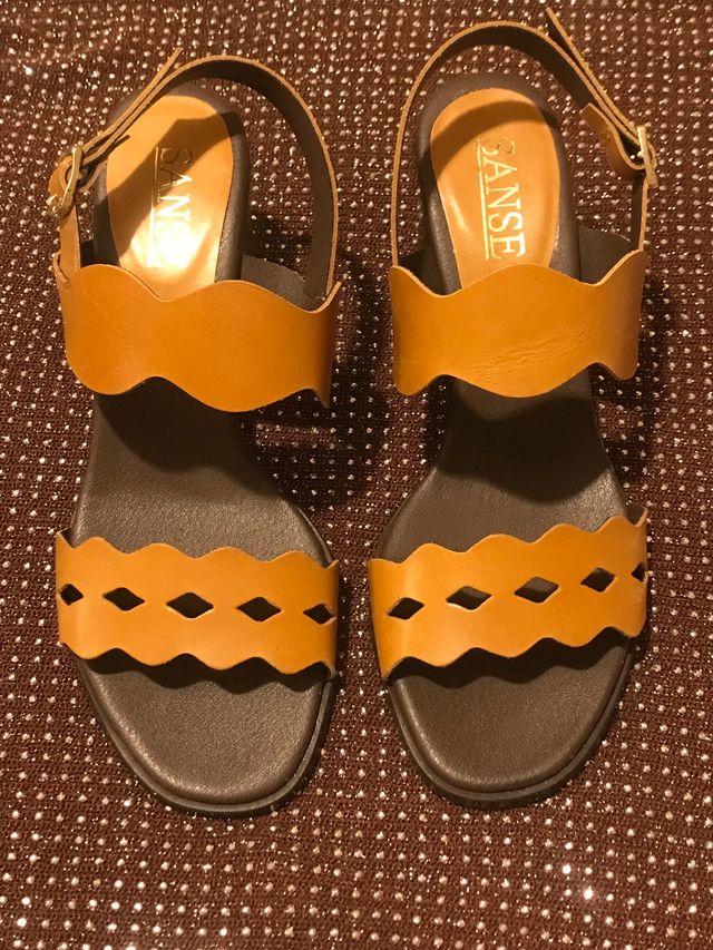 sandalias piel nuevas