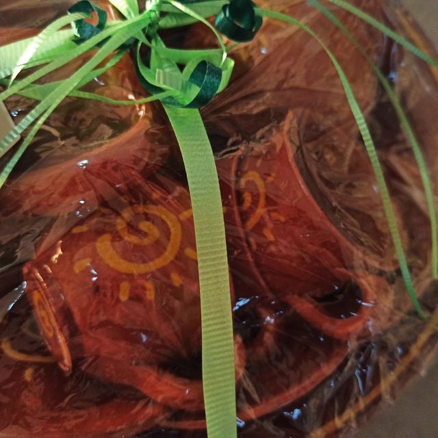 Juego cafe té vino barro A ESTRENAR