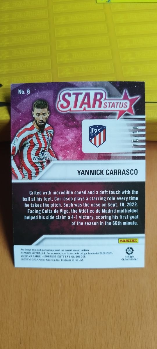 Carrasco Limitada 6/10  Star Status Donruss Elite