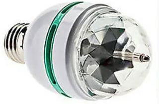 Bombilla LED motorizada, con efectos discoteca