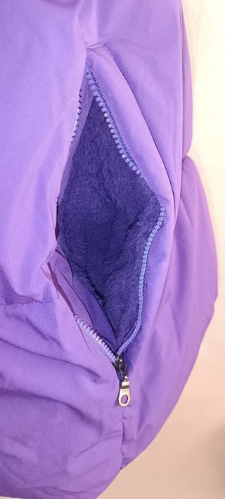 Abrigo de plumas 