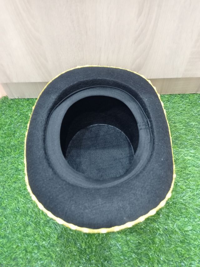 Sombrero con lentejuelas. Ideal para Nochevieja.