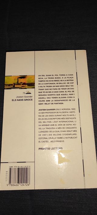 Libro de Jostein Gaarder: Els nans grocs