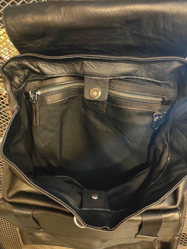 Bolso hombre, Benetton, Piel/tela