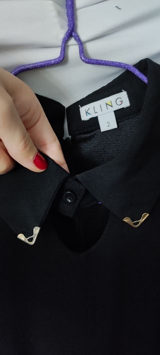 Vestido negro Kling