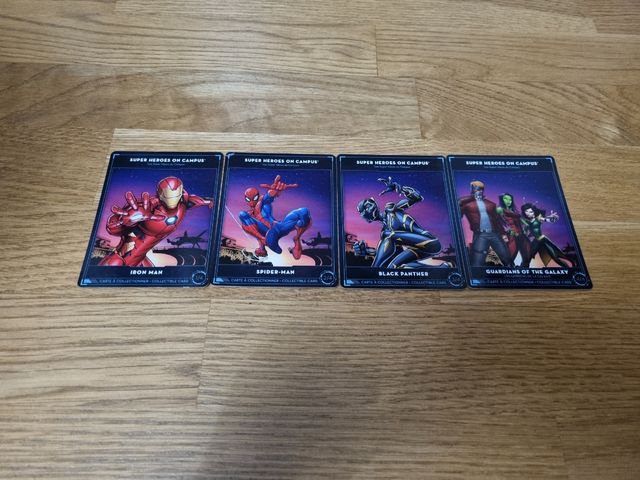Colección cartas Avengers Eurodisney