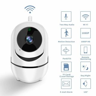 Cámara monitor para bebe,wifi ,giratoria