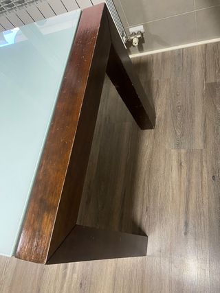 mesa de cocina  para restaurar, madera buena 