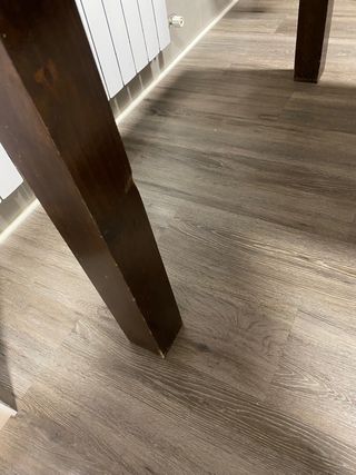 mesa de cocina  para restaurar, madera buena 