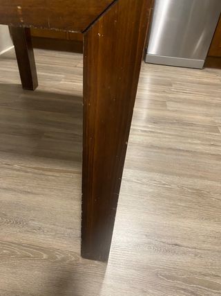 mesa de cocina  para restaurar, madera buena 