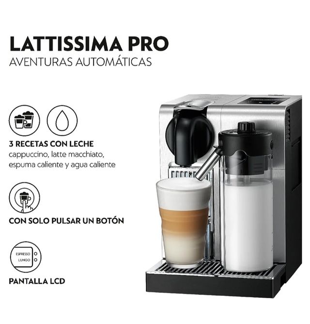 Cafetera Lattisima Pro Nespresso