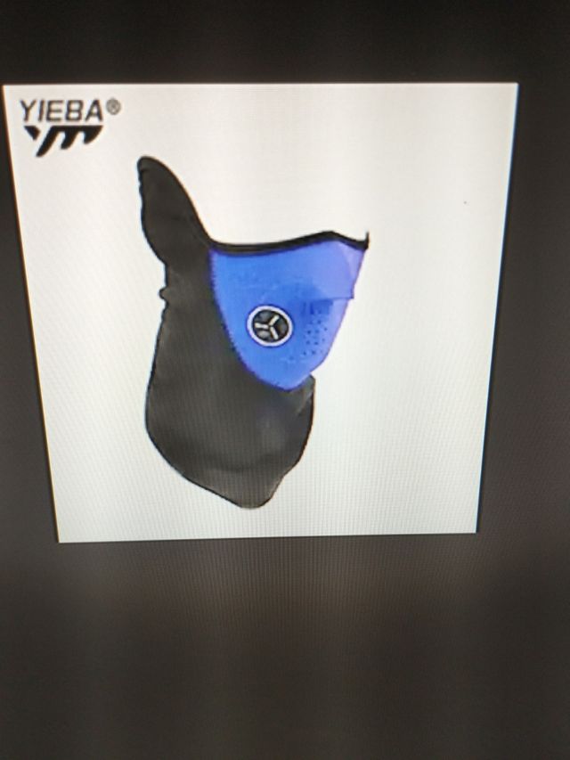 Mascara Neopreno Azul