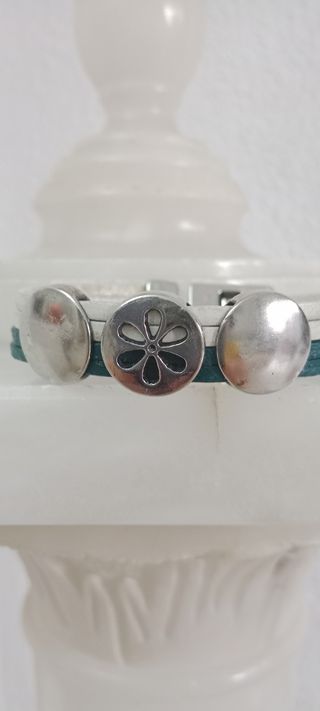 Pulsera De Cuero  Negro