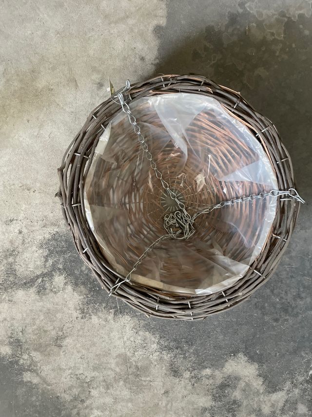 macetero mimbre 6 unidades