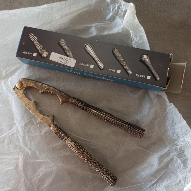 Cascanueces plata auténtica