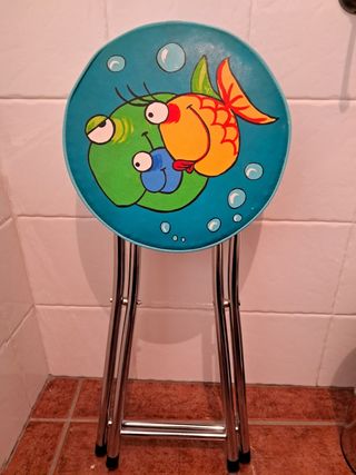 Taburete plegable