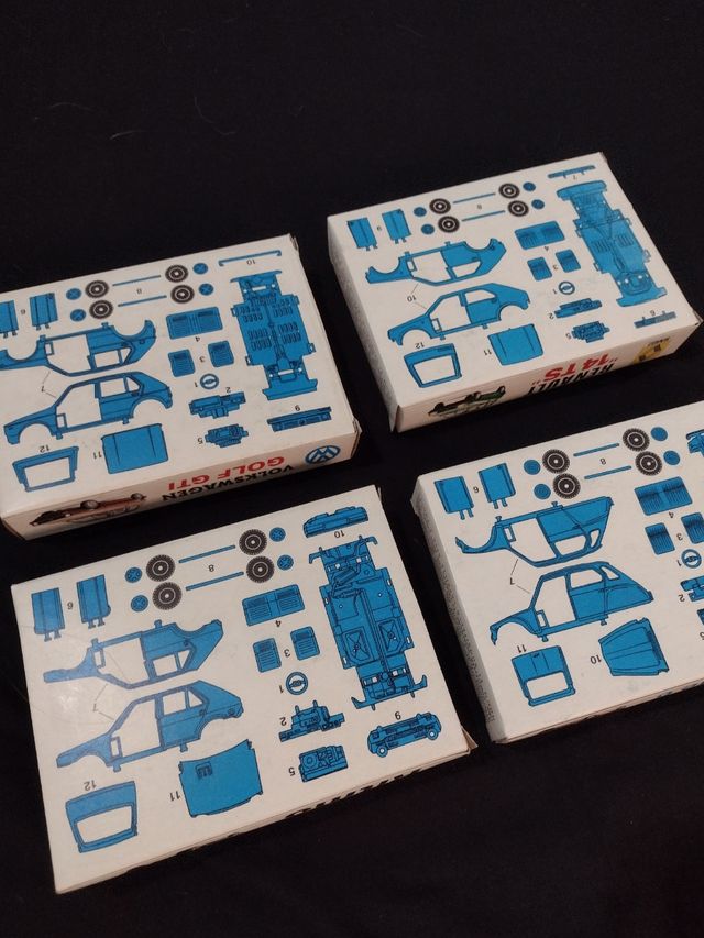 Lote coches para montar años 80