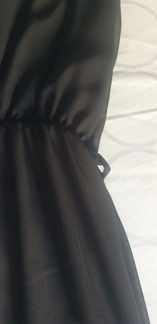 Vestido fiesta negro talla única