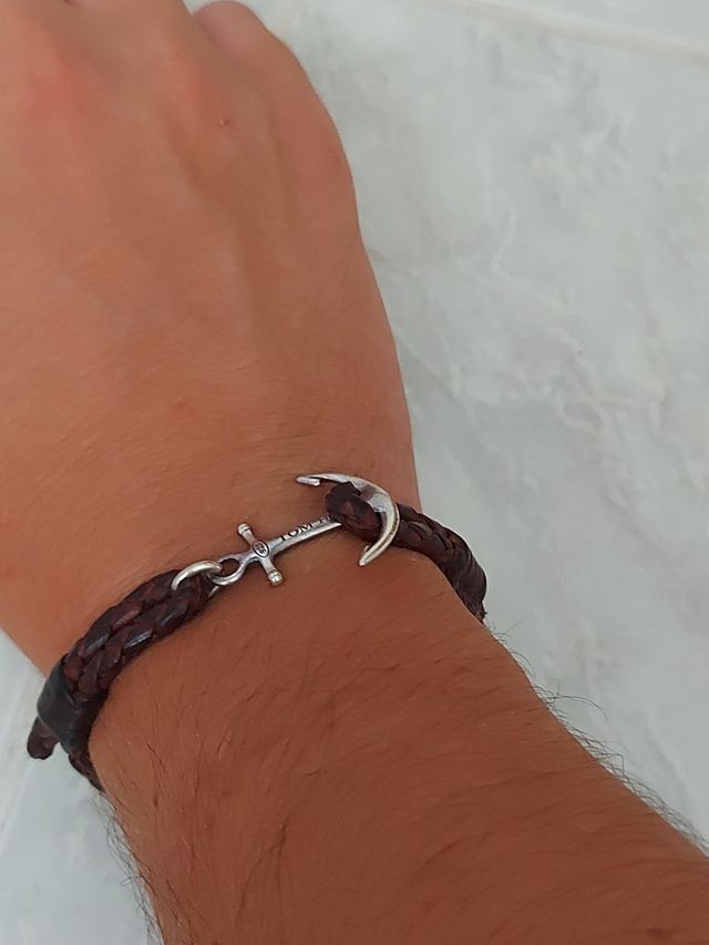 Bracciale tom hope pelle marrone