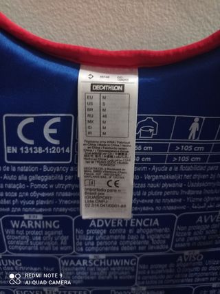Chaleco para nadar 